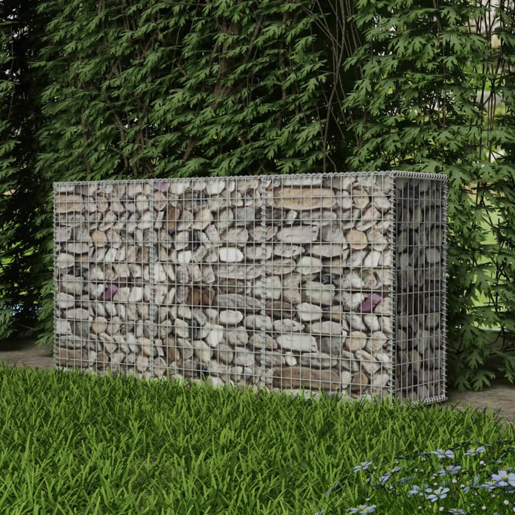 Gabion Basket Galvanised Steel 200x50x100 cm