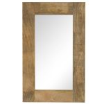 Mirror Solid Mango Wood 50×80 cm