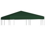 Gazebo Top Cover 310 g/m² 3×3 m Green