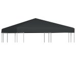 Gazebo Top Cover 310 g/m² 3×3 m Grey