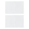 Party Tent Sidewall 2 pcs with Zipper PE White