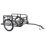 Bike Trailer 130x73x48.5 cm Steel Black