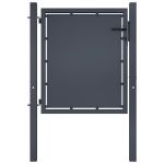 Garden Gate Steel 100×100 cm Anthracite