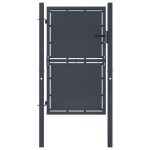 Garden Gate Steel 100×125 cm Anthracite