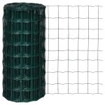 Euro Fence Steel 10×0.8 m Green