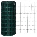 Euro Fence Steel 25×0.8 m Green