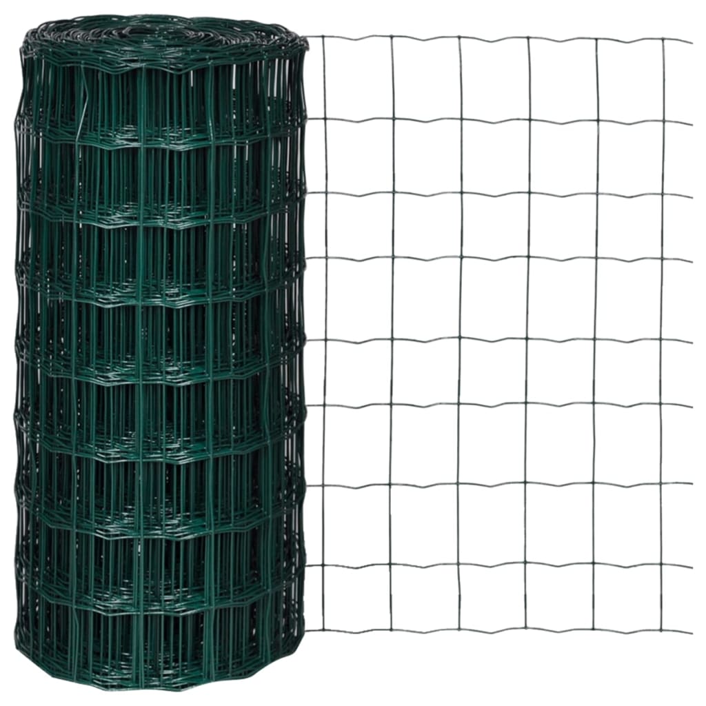 Euro Fence Steel 25×0.8 m Green