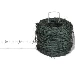 Barbed Wire Entanglement Wire Green Wire Roll 100 m