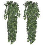 2 pcs Artificial Ivy Bush 90 cm Green