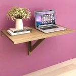 Folding Wall Table Oak 100×60 cm