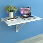 Folding Wall Table White 100×60 cm