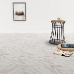 Self-adhesive PVC Flooring Planks 5.11 m² White Marble