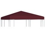 Gazebo Top Cover 310 g/m² 3×3 m Bordeaux