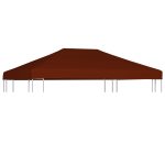 Gazebo Top Cover 310 g/m² 3×4 m Terracota