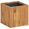 Garden Raised Bed Pot 24.5×24.5×25 cm Solid Acacia Wood