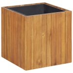 Garden Raised Bed Pot 43.5×43.5×44 cm Solid Acacia Wood