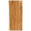 Bathroom Vanity Top Solid Acacia Wood 114x52x3.8 cm
