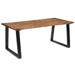 Dining Table Solid Acacia Wood 180×90 cm