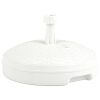 Umbrella Base Sand/Water Filled 20 L White Plastic Rattan
