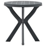 Bistro Table Anthracite Ø70 cm Plastic