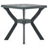 Bistro Table Green 70x70x72 cm Plastic