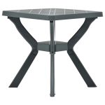 Bistro Table Green 70x70x72 cm Plastic