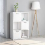 Storage Cabinet White 60×29.5×90 cm Engineered Wood