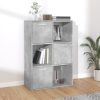 Storage Cabinet Concrete Grey 60×29.5×90 cm Engineered Wood