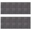 Decking Tiles 20 pcs Grey Wash 30×30 cm Solid Acacia Wood