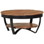 Coffee Table 65x65x32 cm Solid Acacia Wood