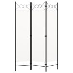 3-Panel Room Divider White 120×180 cm