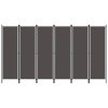 6-Panel Room Divider Anthracite 300×180 cm