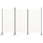 3-Panel Room Divider White 260×180 cm