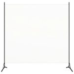 1-Panel Room Divider White 175×180 cm