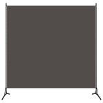 1-Panel Room Divider Anthracite 175×180 cm