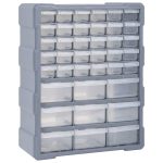 Multi-drawer Organiser with 39 Drawers 38x16x47 cm