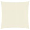 Sunshade Sail 160 g/m² Cream 2.5×2.5 m HDPE