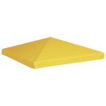 Gazebo Top Cover 270 g/m² 3×3 m Yellow