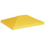 Gazebo Top Cover 270 g/m² 4×3 m Yellow