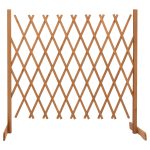 Garden Trellis Fence Orange 180×100 cm Solid Firwood