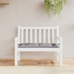 Garden Bench Cushion Grey 100x50x7 cm Oxford Fabric