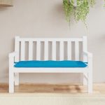 Garden Bench Cushion Light Blue 120x50x7 cm Oxford Fabric