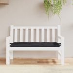 Garden Bench Cushion Black 120x50x7 cm Oxford Fabric