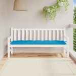 Garden Bench Cushion Light Blue 180x50x7 cm Oxford Fabric