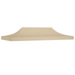 Party Tent Roof 6×3 m Beige 270 g/m²