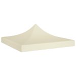 Party Tent Roof 2×2 m Cream 270 g/m²