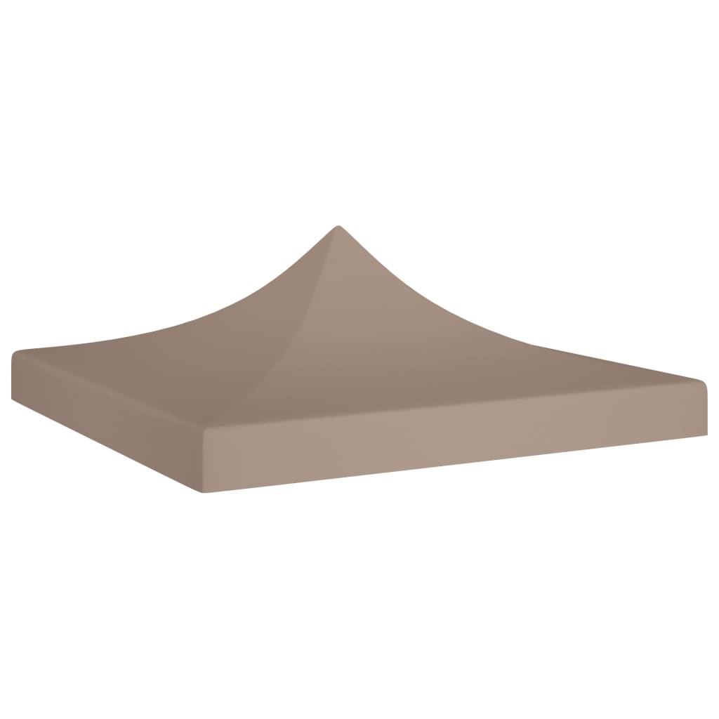 Party Tent Roof 2×2 m Taupe 270 g/m²