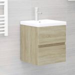 Sink Cabinet Sonoma Oak 41×38.5×45 cm Engineered Wood