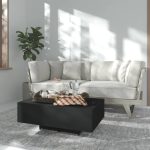 Coffee Table Black 85x55x31 cm Engineered Wood