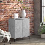 Sideboard Concrete Grey 60x35x70 cm Engineered Wood